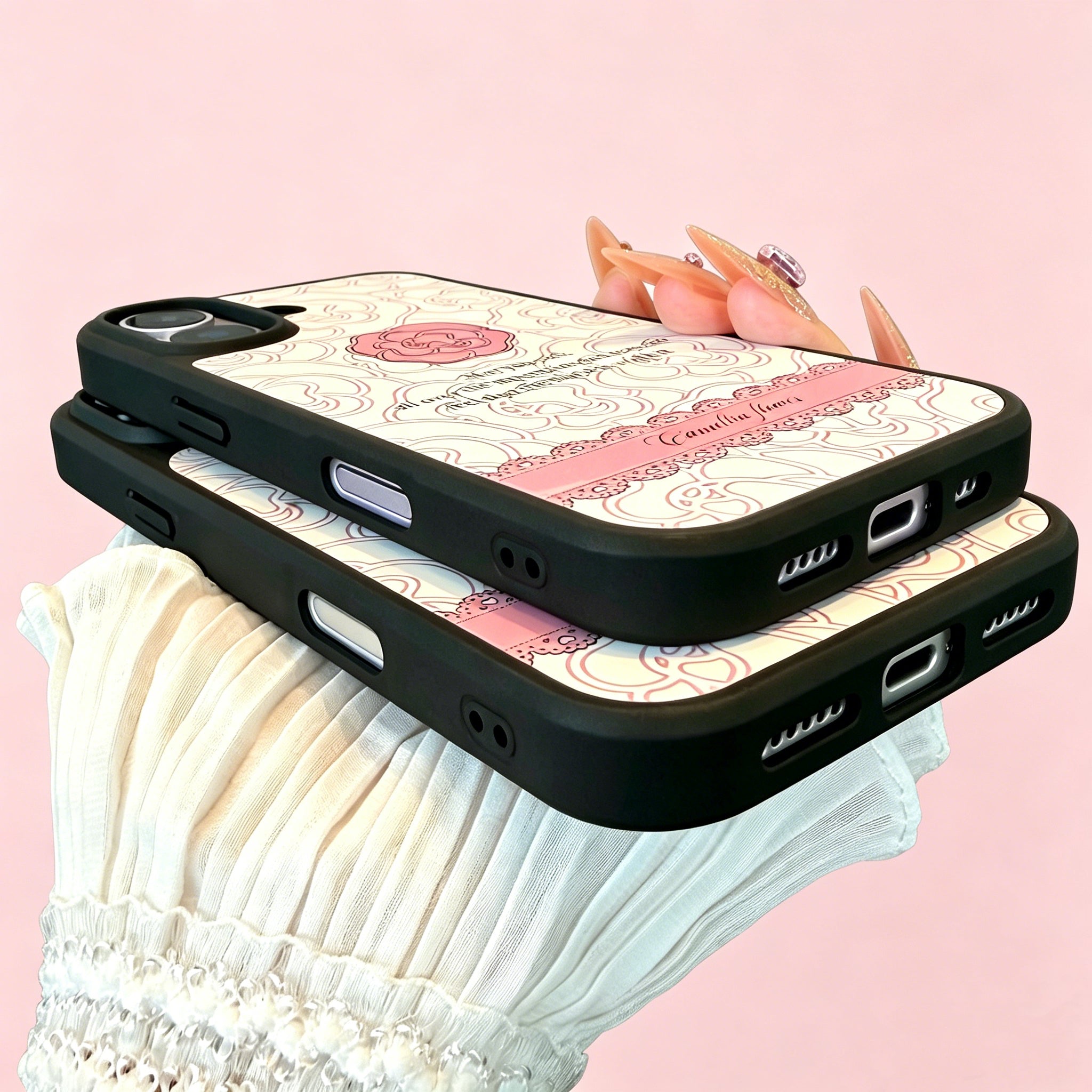 Camellia Flower Phone Case | Elegant Floral iPhone Cover for Women