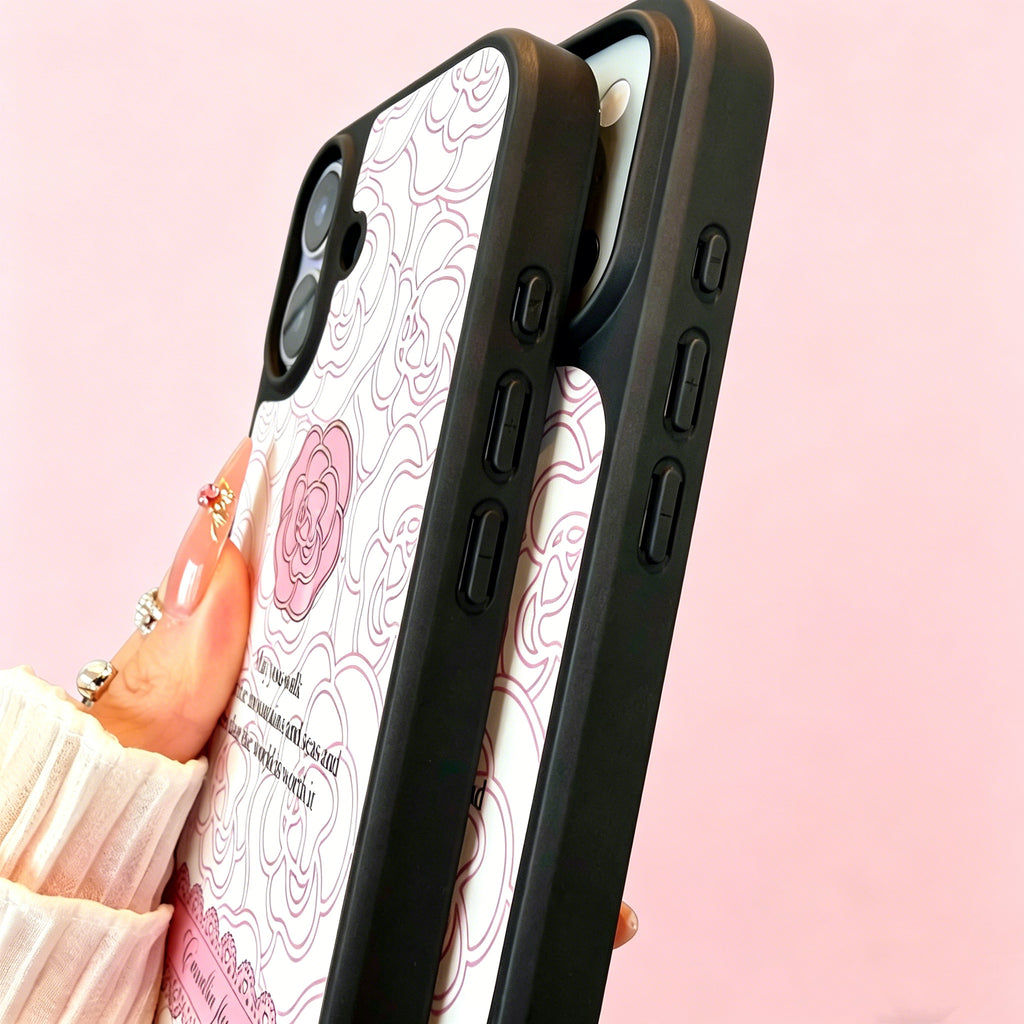 Camellia Flower Phone Case | Elegant Floral iPhone Cover for Women