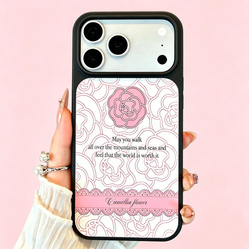 Camellia Flower Phone Case | Elegant Floral iPhone Cover for Women