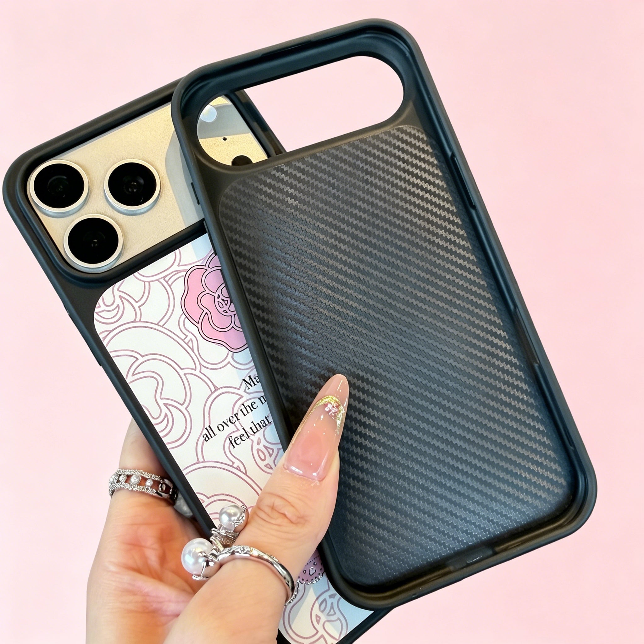 Camellia Flower Phone Case | Elegant Floral iPhone Cover for Women