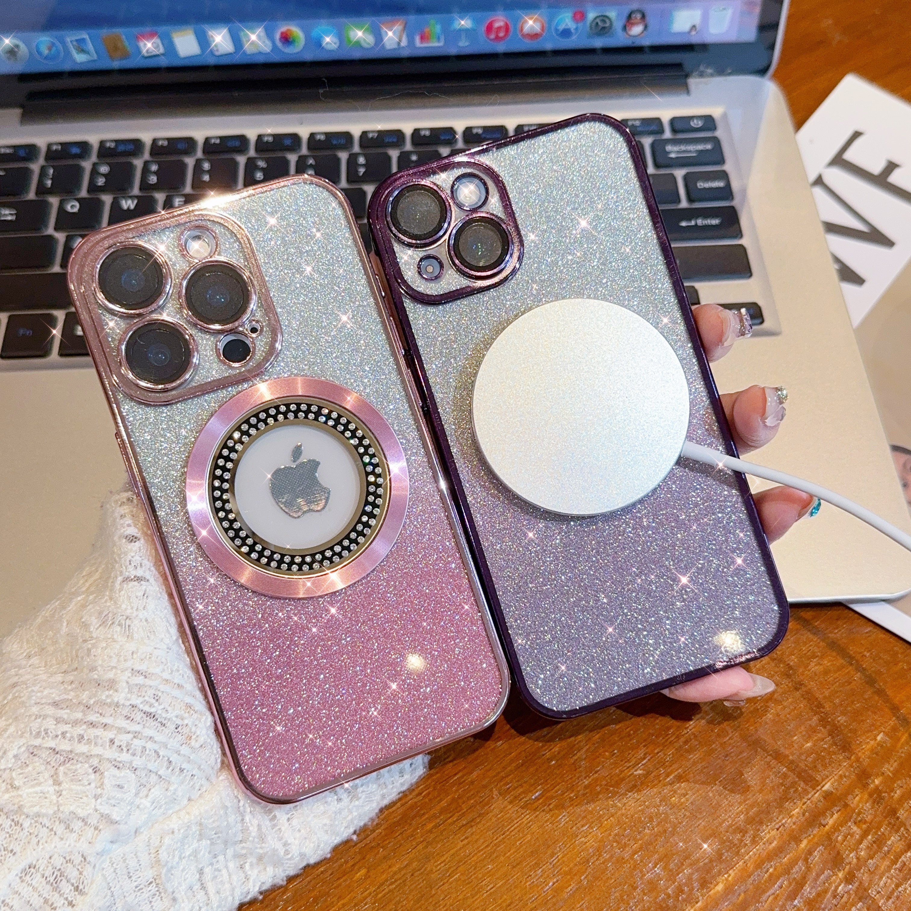 Magnetic Glitter Phone Case | Sparkle MagSafe iPhone Cover