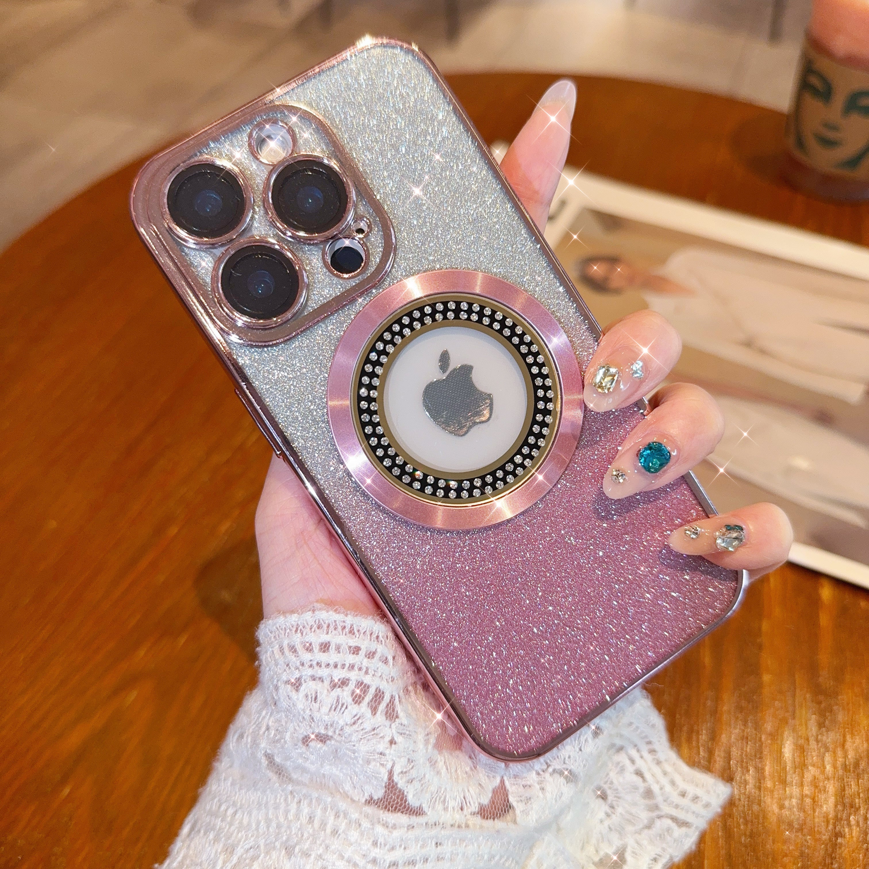 Magnetic Glitter Phone Case | Sparkle MagSafe iPhone Cover