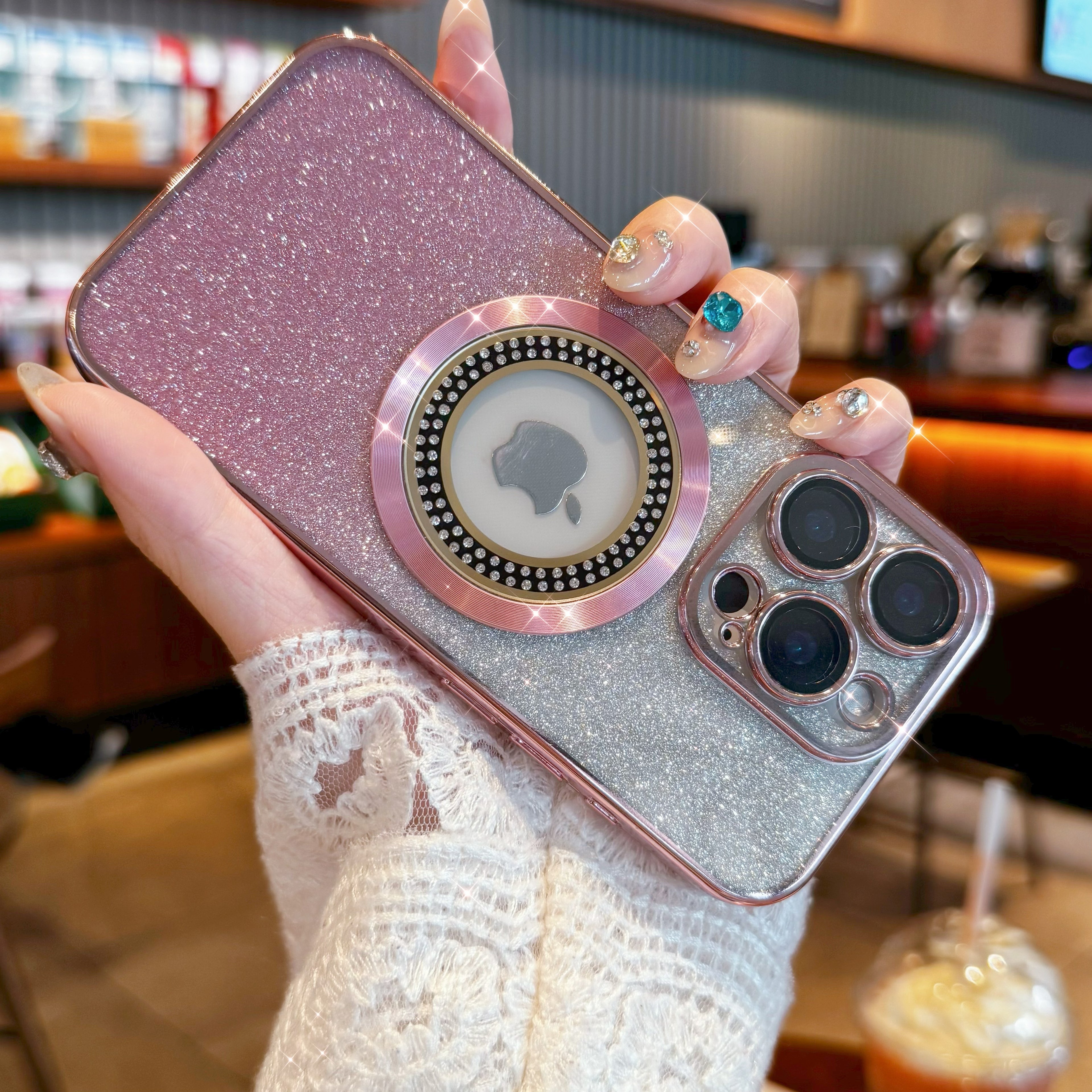 Magnetic Glitter Phone Case | Sparkle MagSafe iPhone Cover