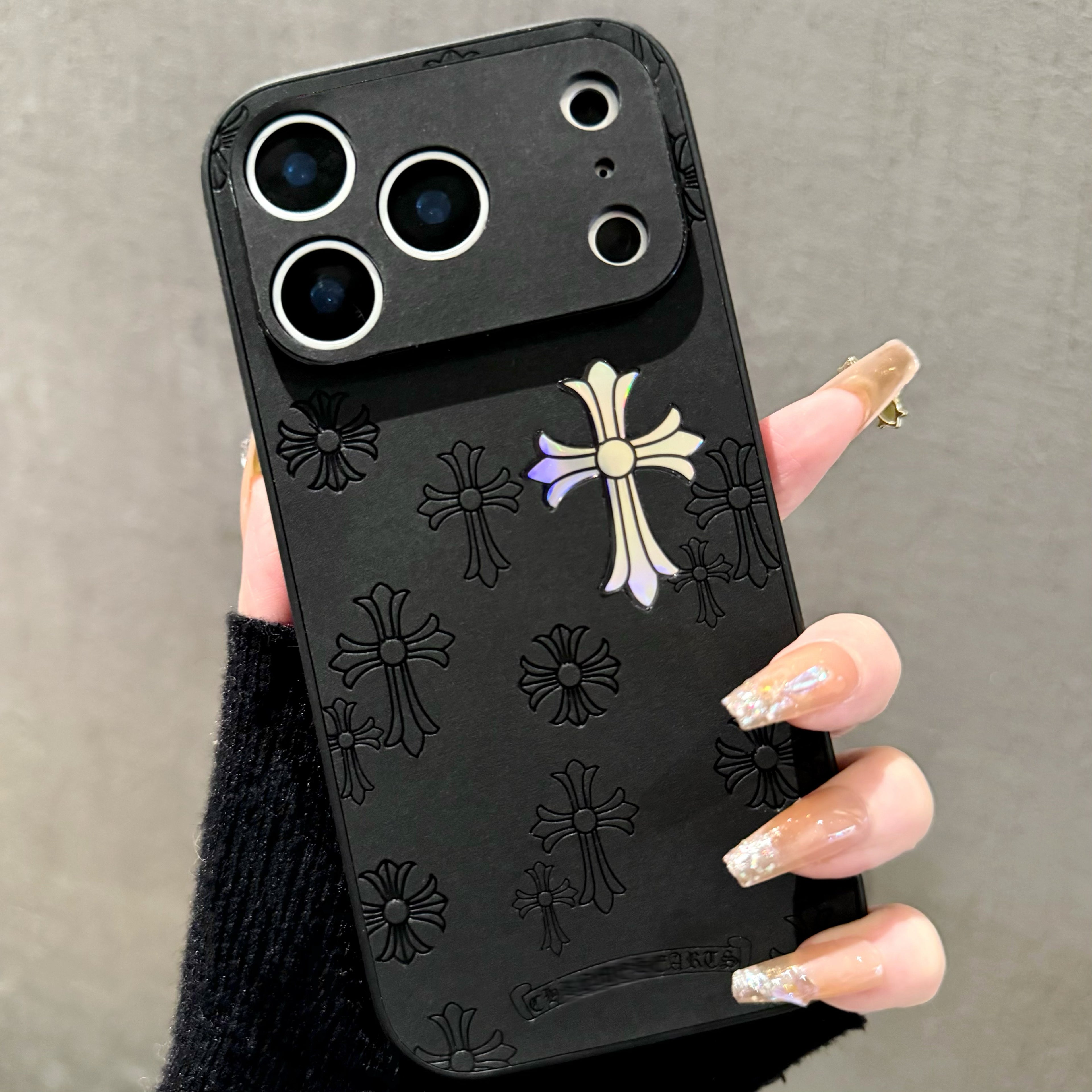 Colder Minimalist iPhone Case | Black & Titanium Gray