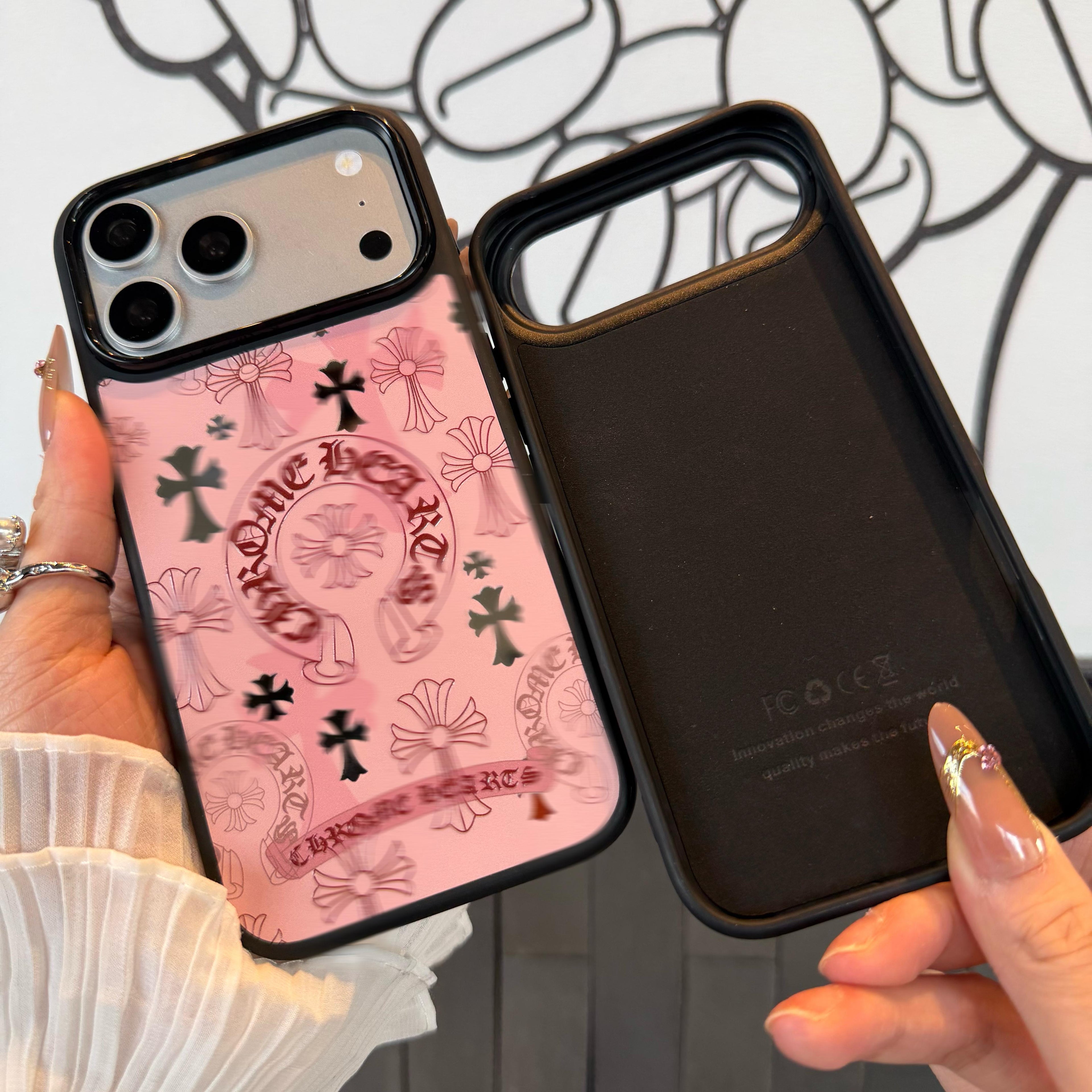 Gothic Vintage Pattern Phone Case | Dark Artistic iPhone Cover